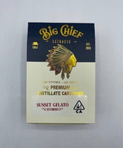BIG CHIEF EXTRACTS 1G DISTILLATE CARTRIDGE